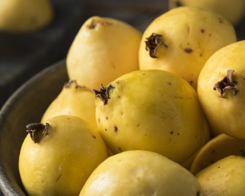 Raw Organic Yellow Guava Fruit Ready to Eat